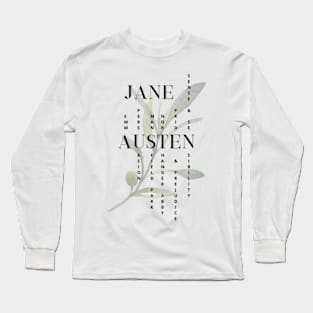 Jane Austen novels design Long Sleeve T-Shirt